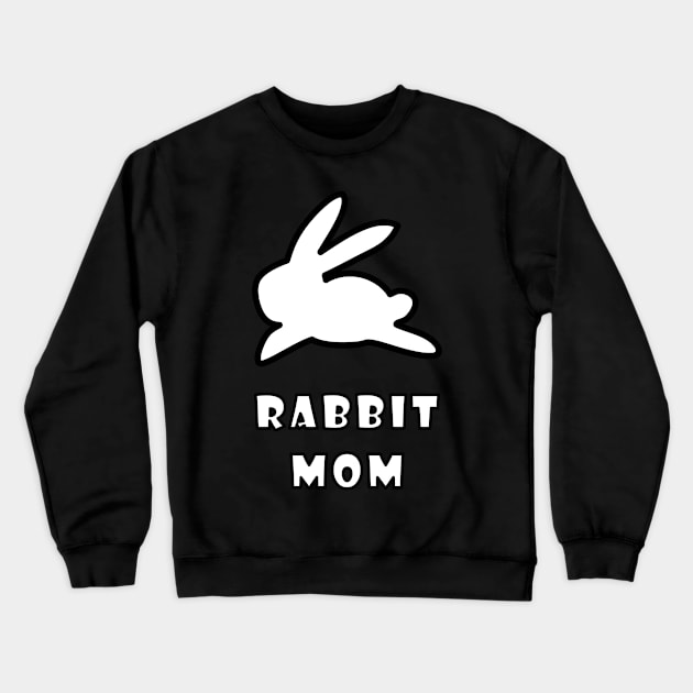 rabbit mom Crewneck Sweatshirt by Mamon